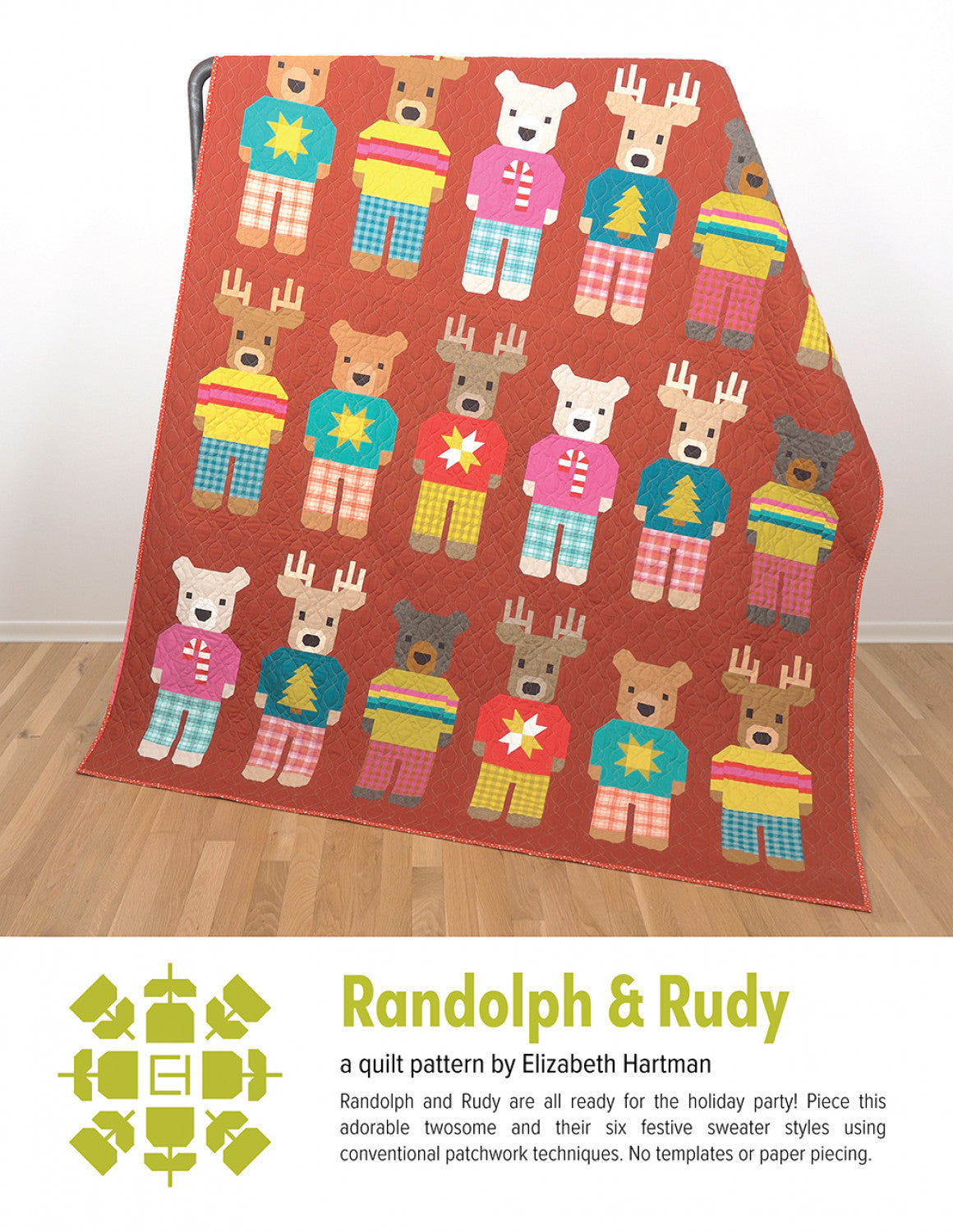 Preorder: Elizabeth Hartman Randolph and Rudy Quilt Kit - Shipping May/June 2025