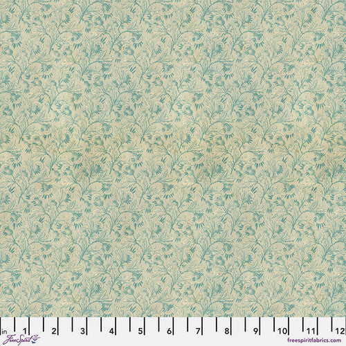 Palette Teal Tiny Print by Tim Holtz for Freespirit - Sold by the Half Yard