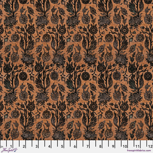 Palette Seasonal Halloween Gothic Tapestry by Tim Holtz for Freespirit - Sold by the Half Yard