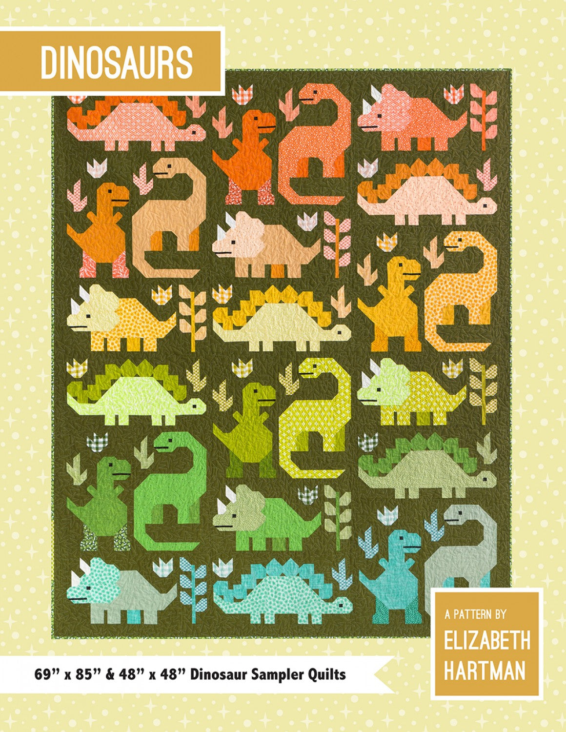Dinosaurs Pattern by Elizabeth Hartman