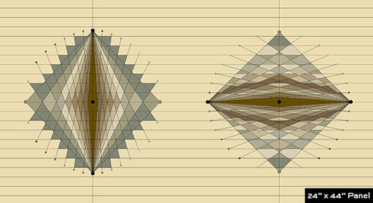 Quantum in Millet Panel by Giucy Giuce for Andover