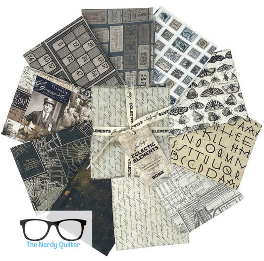 Preorder: Palette Charcoal Bundle by Tim Holtz for Freespirit
