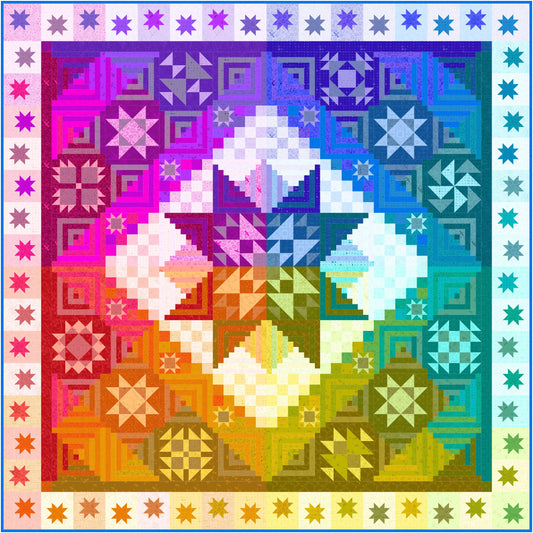 Color Compass Dancing Stars Border Add-On Kit by Nancy Rink Designs