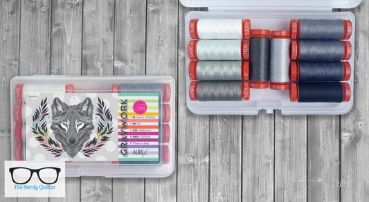 Preorder: Graywork Aurifil 10 Small Spool Set by Tula Pink for Aurifil