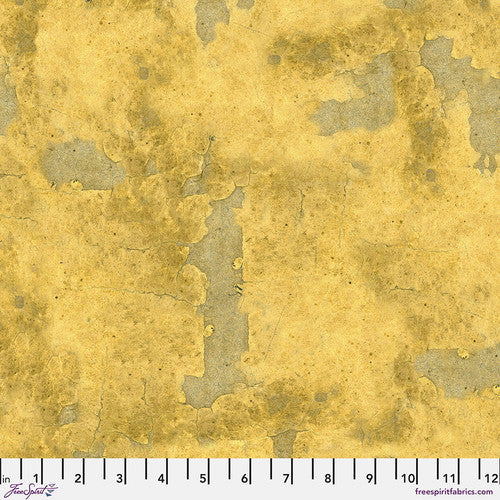 Palette Yellow Vintage by Tim Holtz for Freespirit - Sold by the Half Yard