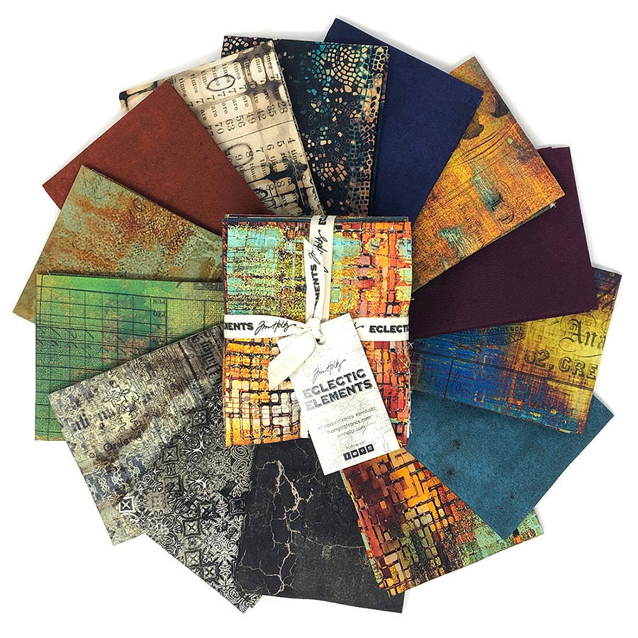 Abandoned 1 Fat Quarter Bundle by Tim Holtz for Freespirit