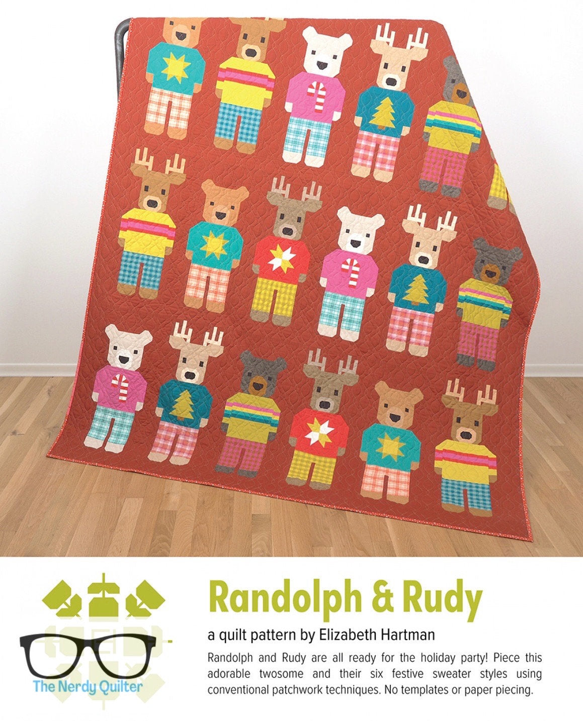 Elizabeth Hartman Randolph and Rudy Quilt Pattern Hardcopy