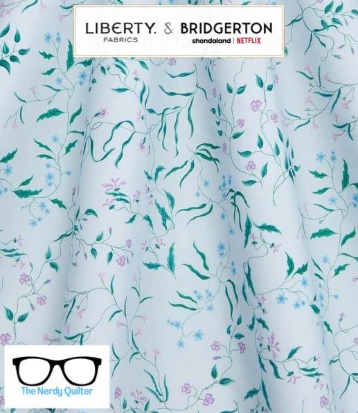 Liberty Fabrics X Bridgerton Regal Blossom C Tana Lawn by Liberty of London