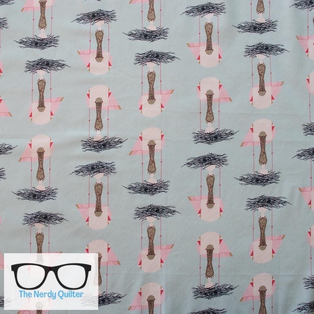 Charlie Harper Nurture Vol. 3 Spoonfed Poplin by Charlie Harper for Birch Fabrics - Sold by the Half Yard