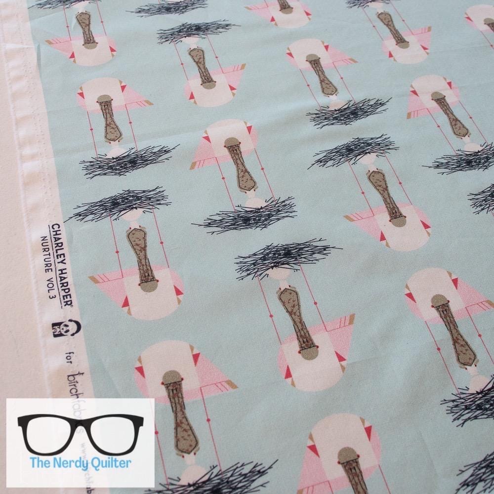 Charlie Harper Nurture Vol. 3 Spoonfed Poplin by Charlie Harper for Birch Fabrics - Sold by the Half Yard