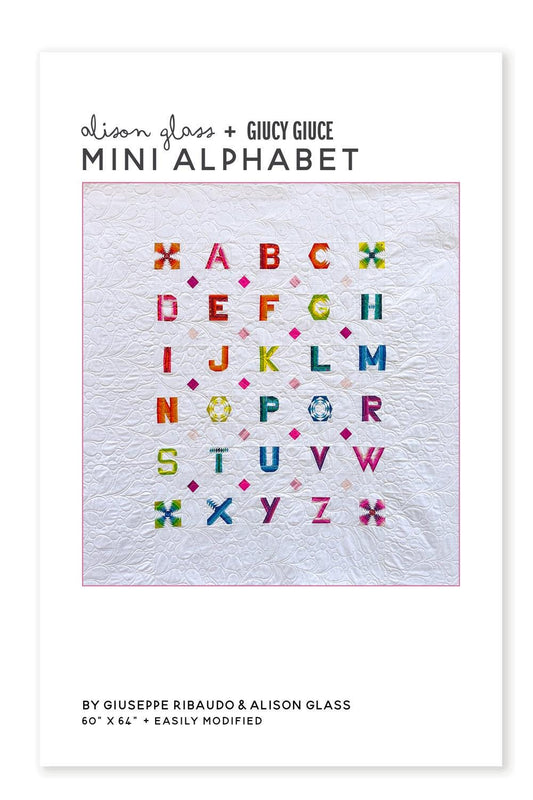 Mini Alphabet Pattern by Alison Glass and Giucy Giuce - Mini Series SAL