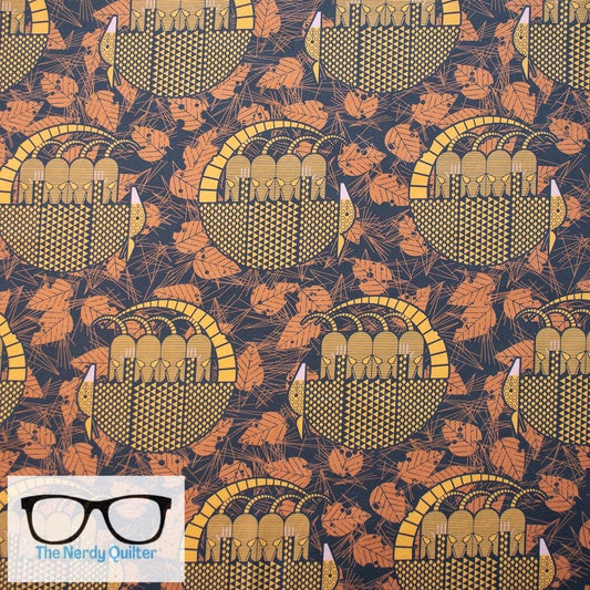 Charlie Harper Nurture Vol. 3 Armadillo Fam Poplin by Charlie Harper for Birch Fabrics - Sold by the Half Yard