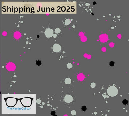 40 Spatter in Dayglo by Giucy Giuce for Andover - Sold by the Half Yard