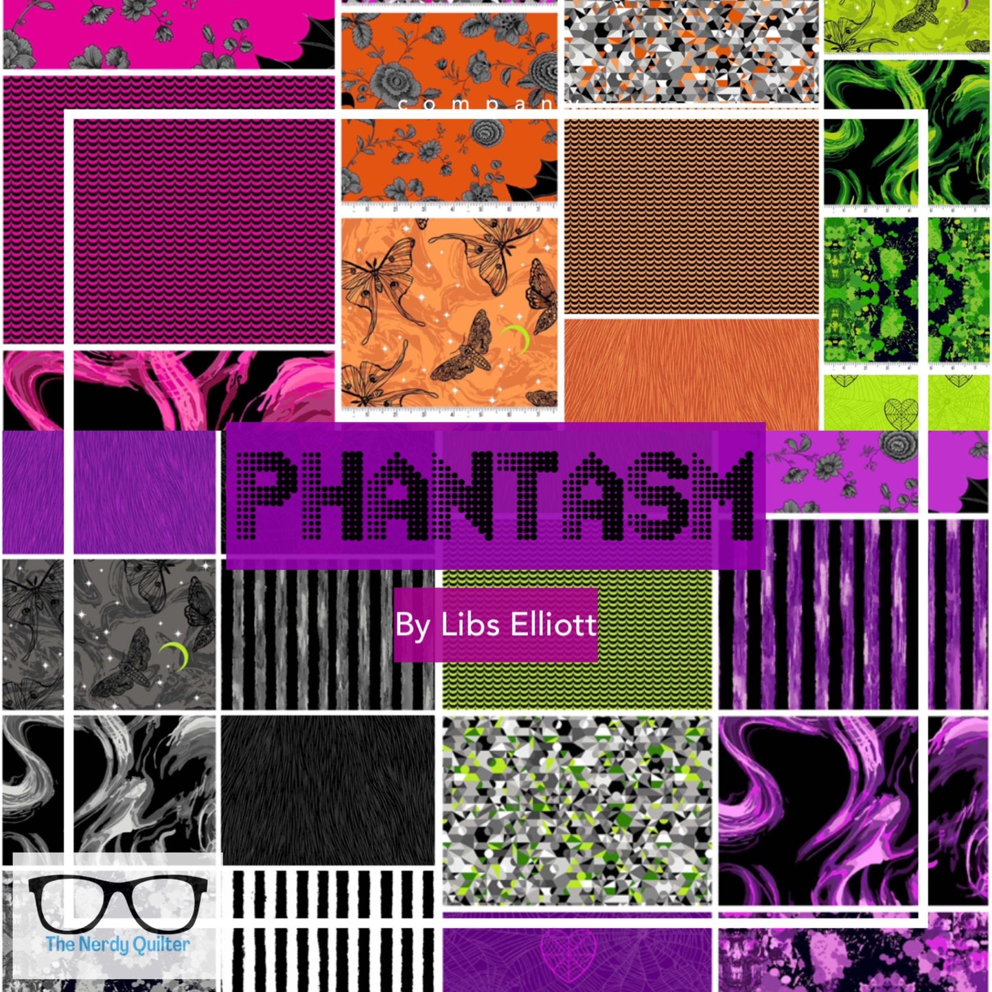 Preorder: Phantasm Fat Quarter Bundle by Libs Elliott for Andover - Shipping July 2025