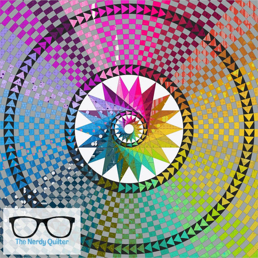 Spectrum Quilt Kit featuring 40 by Giucy Giuce