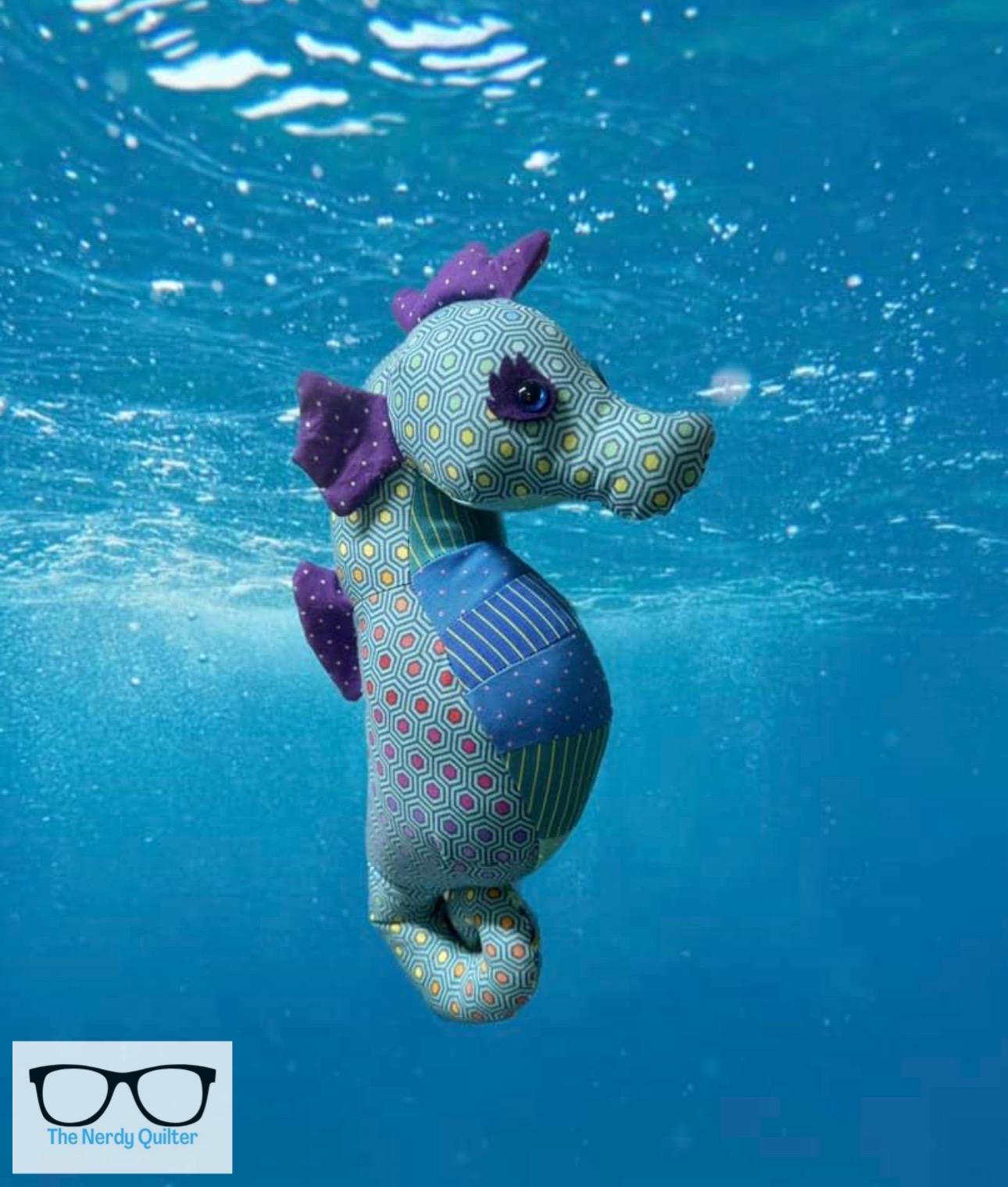 Funky Friends Factory Sparkles the Seahorse Kit featuring Tula Pink