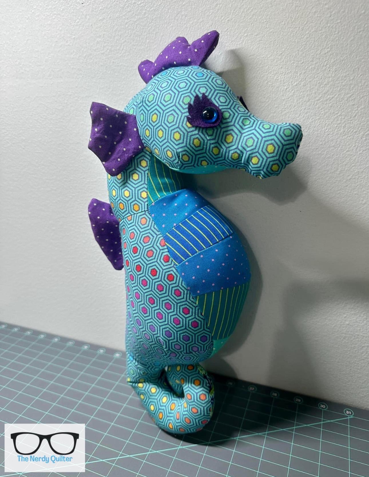 Funky Friends Factory Sparkles the Seahorse Kit featuring Tula Pink