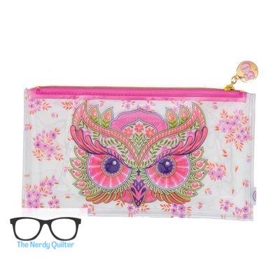 Preorder: Tula Pinks 50th Anniversary Full Moon Forest 2 Hootie Pencil Pouch Project Tote Bag by Tula Pink for Brewer