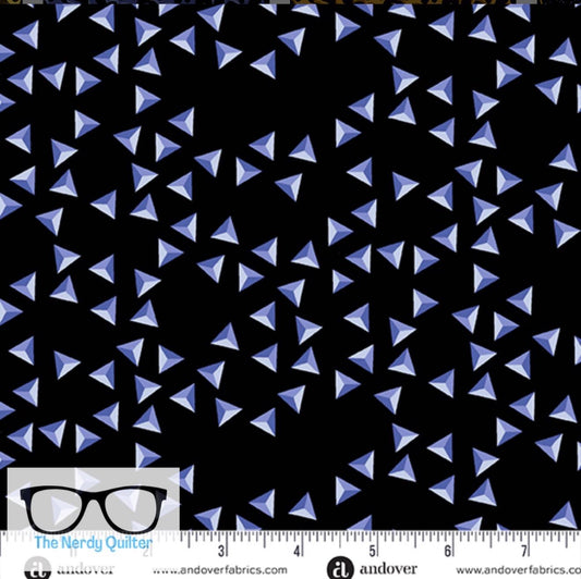 Iconic Studs in Royal by Libs Elliott for Andover A-1232-B - Sold by the Half Yard