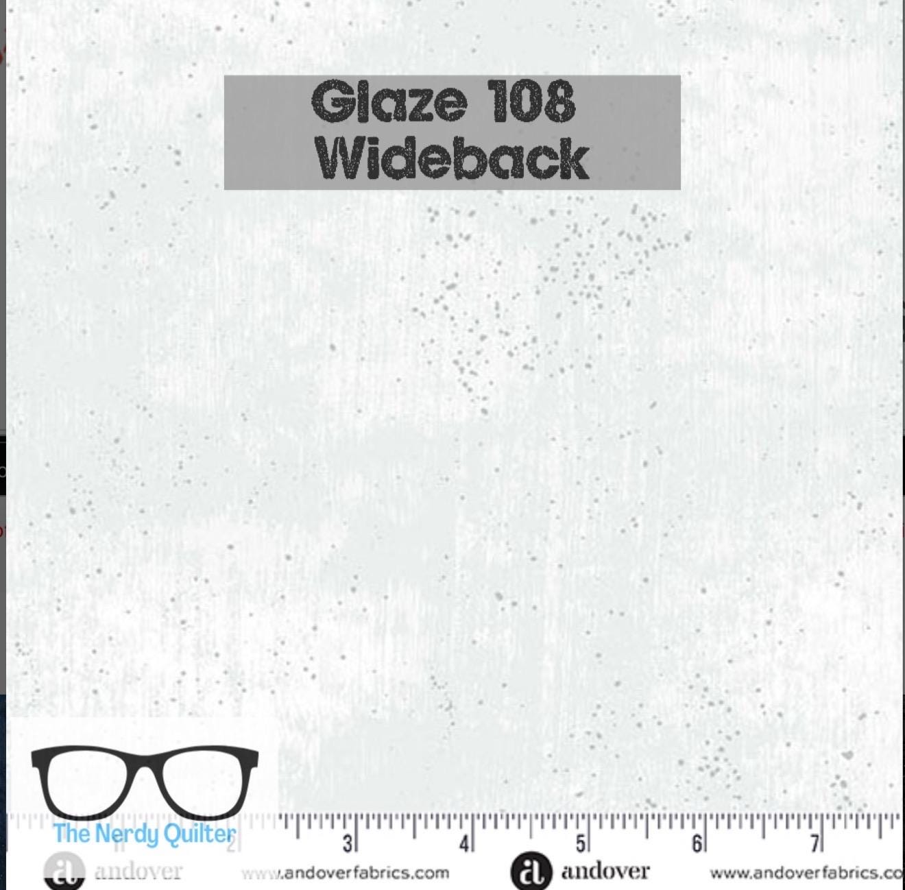 Preorder: Glaze 108 Wideback in Milkglass by Libs Elliott for Andover AW-10235-L1 - Sold by the Half Yard