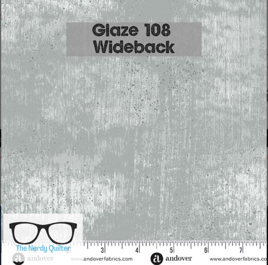 Preorder: Glaze 108 Wideback in Stormcloud by Libs Elliott for Andover AW-10235-C - Sold by the Half Yard