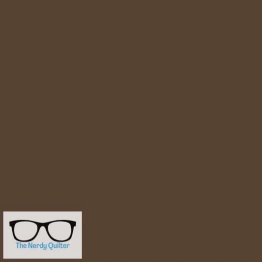 Century Solids Chocolate by Andover  - Sold by the Half Yard