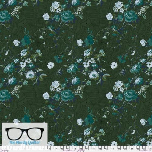 Preorder: Enrapture Vining in Verdant by Giucy Giuce for Freespirit - Sold by the Half Yard