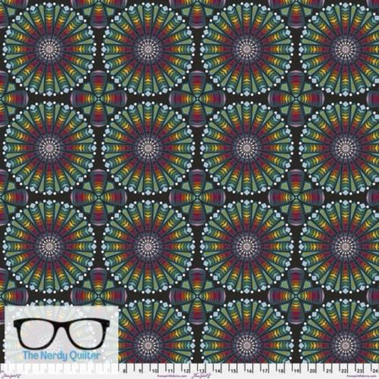 Preorder: Enrapture Stained Glass in Morning by Giucy Giuce for Freespirit - Sold by the Half Yard