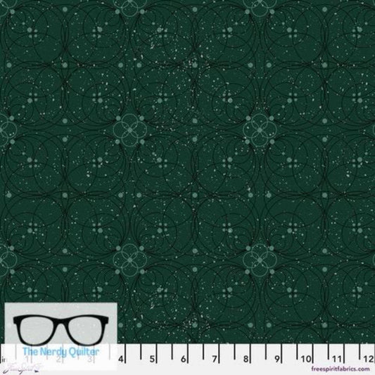 Preorder: Enrapture Flourish in Emerald by Giucy Giuce for Freespirit - Sold by the Half Yard