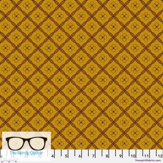 Preorder: Enrapture Tiles in Carnelian by Giucy Giuce for Freespirit - Sold by the Half Yard