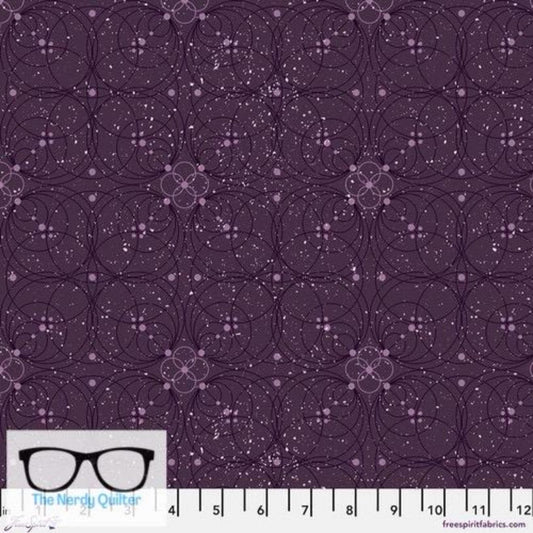 Preorder: Enrapture Flourish in Amethyst by Giucy Giuce for Freespirit - Sold by the Half Yard