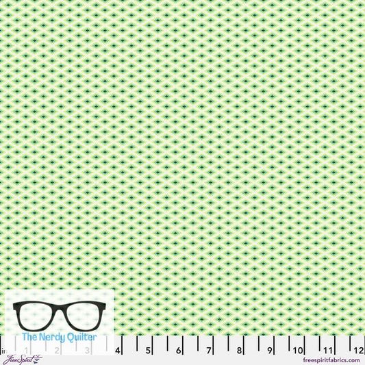 Preorder: Floral Reef Lighthouse Windows in Seagrass by Tula Pink for Freespirit - Sold by The Half Yard PWTP273.Seagrass
