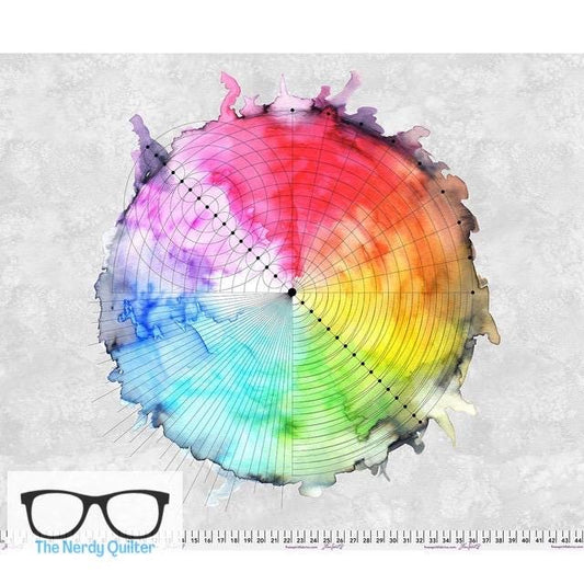Preorder: Hue Color Wheel Panel by Giucy Giuce for Freespirit - Sold by the Panel PWGG012.PANEL