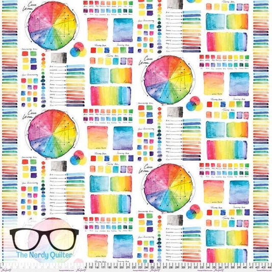 Preorder: Hue Hues in Polychrome by Giucy Giuce for Freespirit - Sold by the Half Yard PWGG013.POLYCHROME