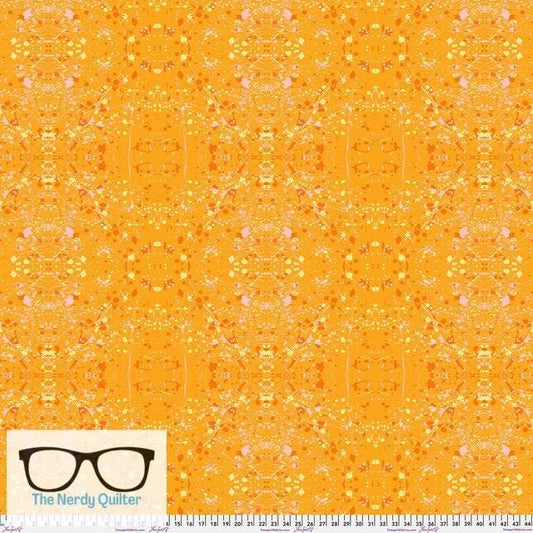Preorder: Hue Rorschach in Persimmon by Giucy Giuce for Freespirit - Sold by the Half Yard PWGG016.PERSIMMON