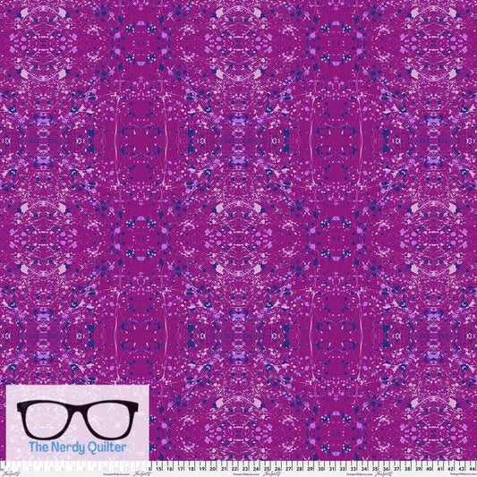 Preorder: Hue Rorschach in Violet by Giucy Giuce for Freespirit - Sold by the Half Yard PWGG016.Violet
