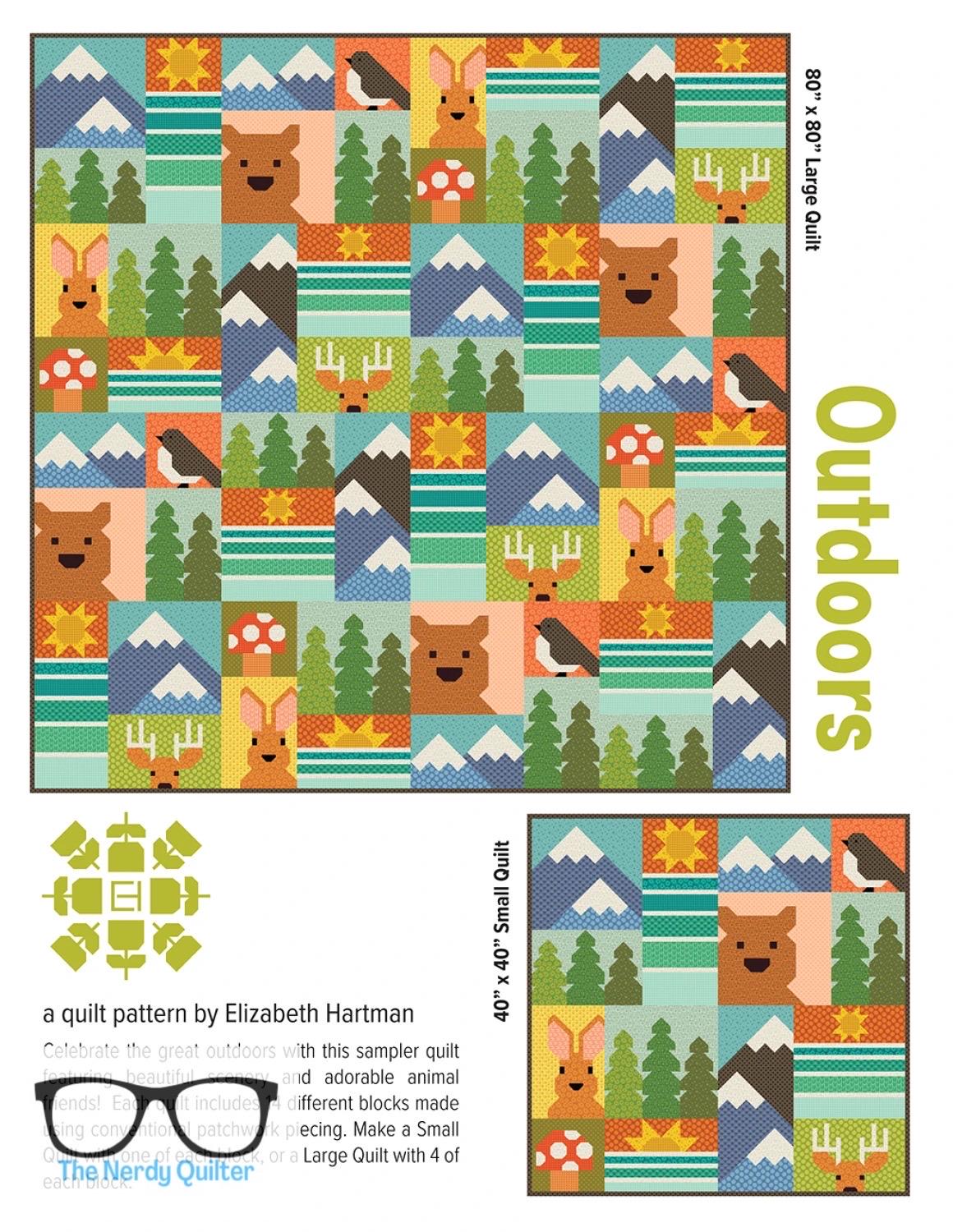 Preorder: Outdoors Pattern by Elizabeth Hartman