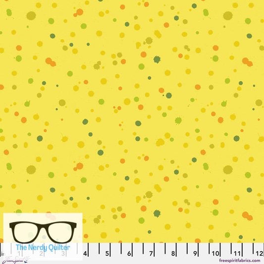 Preorder: Hue Drops in Canary by Giucy Giuce for Freespirit - Sold by the Half Yard PWGG019.CANARY