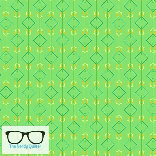 Deco Glo Chandelier in Honeydew by Giucy Giuce for Andover - Sold by the Half Yard