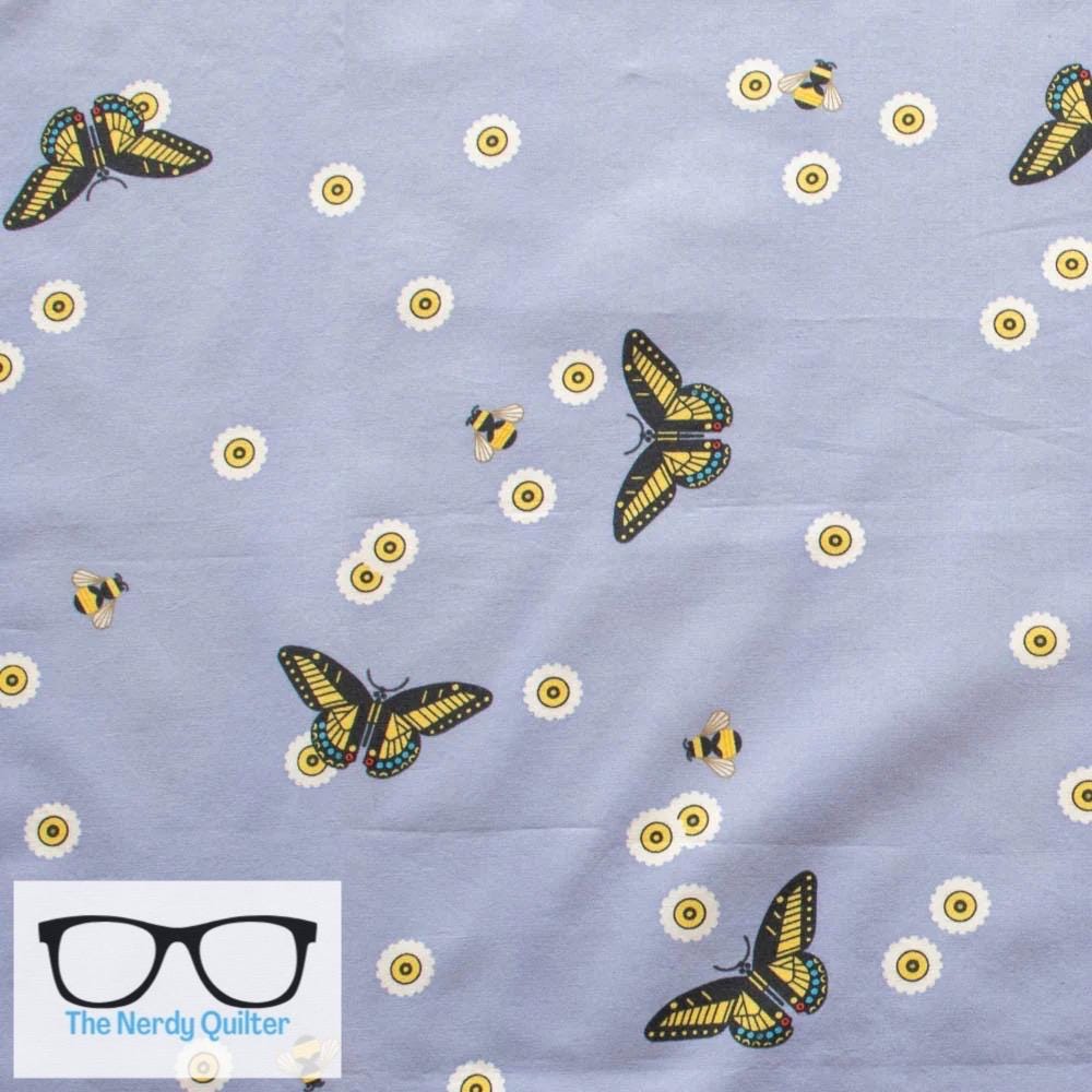 Preorder: Charley Harper The Desert Desert Flight Poplin by Charlie Harper for Birch Fabrics - Sold by the Half Yard