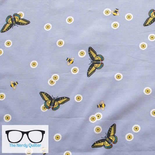 Preorder: Charley Harper The Desert Desert Flight Poplin by Charlie Harper for Birch Fabrics - Sold by the Half Yard
