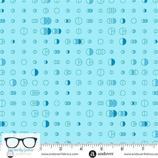 Preorder: Color Camp Dusk Scout in Light Pool by Alison Glass for Andover - Sold by The Half Yard A-10423-B