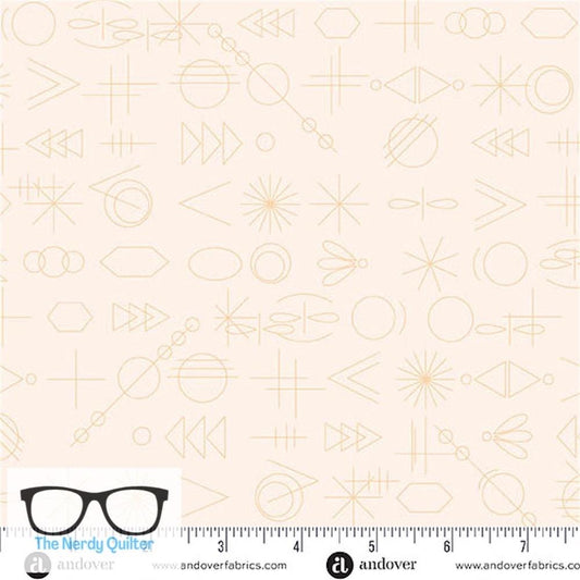Preorder: Color Camp Sun Gameday in Lightest Maple by Alison Glass for Andover - Sold by The Half Yard A-10430-L