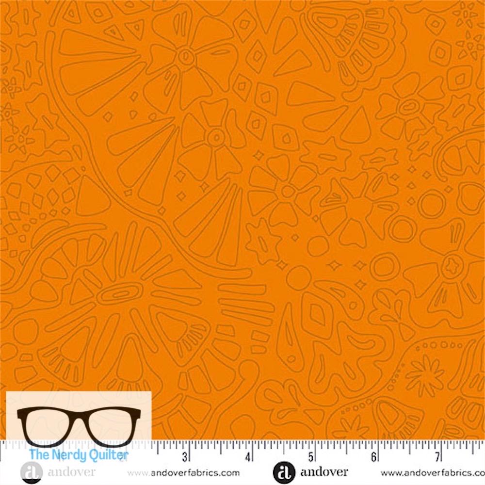 Preorder: Color Camp Sun Veil in Maple  by Alison Glass for Andover - Sold by The Half Yard  A-10426-O
