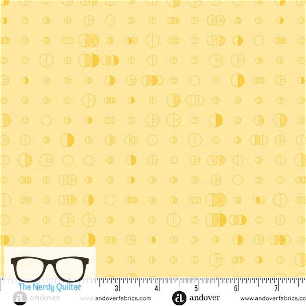 Preorder: Color Camp Sun Scout in Lighter Honey by Alison Glass for Andover - Sold by The Half Yard  A-10423-Y