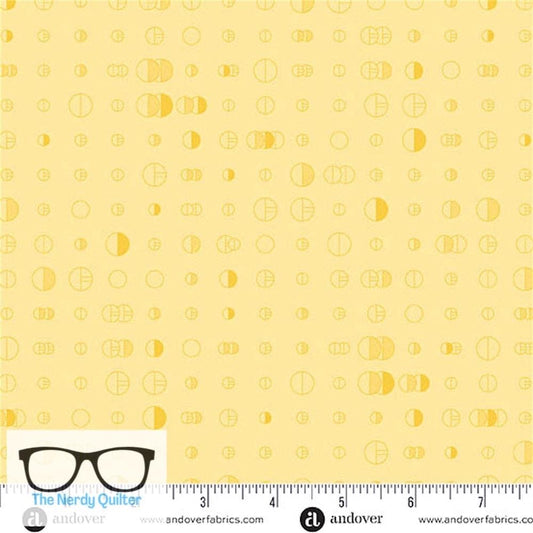 Preorder: Color Camp Sun Scout in Lighter Honey by Alison Glass for Andover - Sold by The Half Yard  A-10423-Y