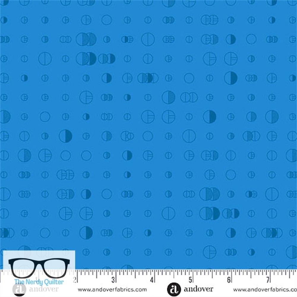 Preorder: Color Camp Dusk Scout in Pond by Alison Glass for Andover - Sold by The Half Yard A-10423-B1