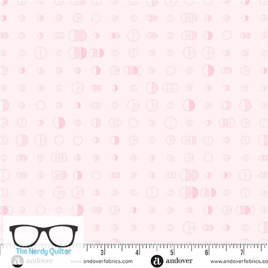 Preorder: Color Camp Bloom Scout in Lightest Strawberry by Alison Glass for Andover - Sold by The Half Yard A-10423-E