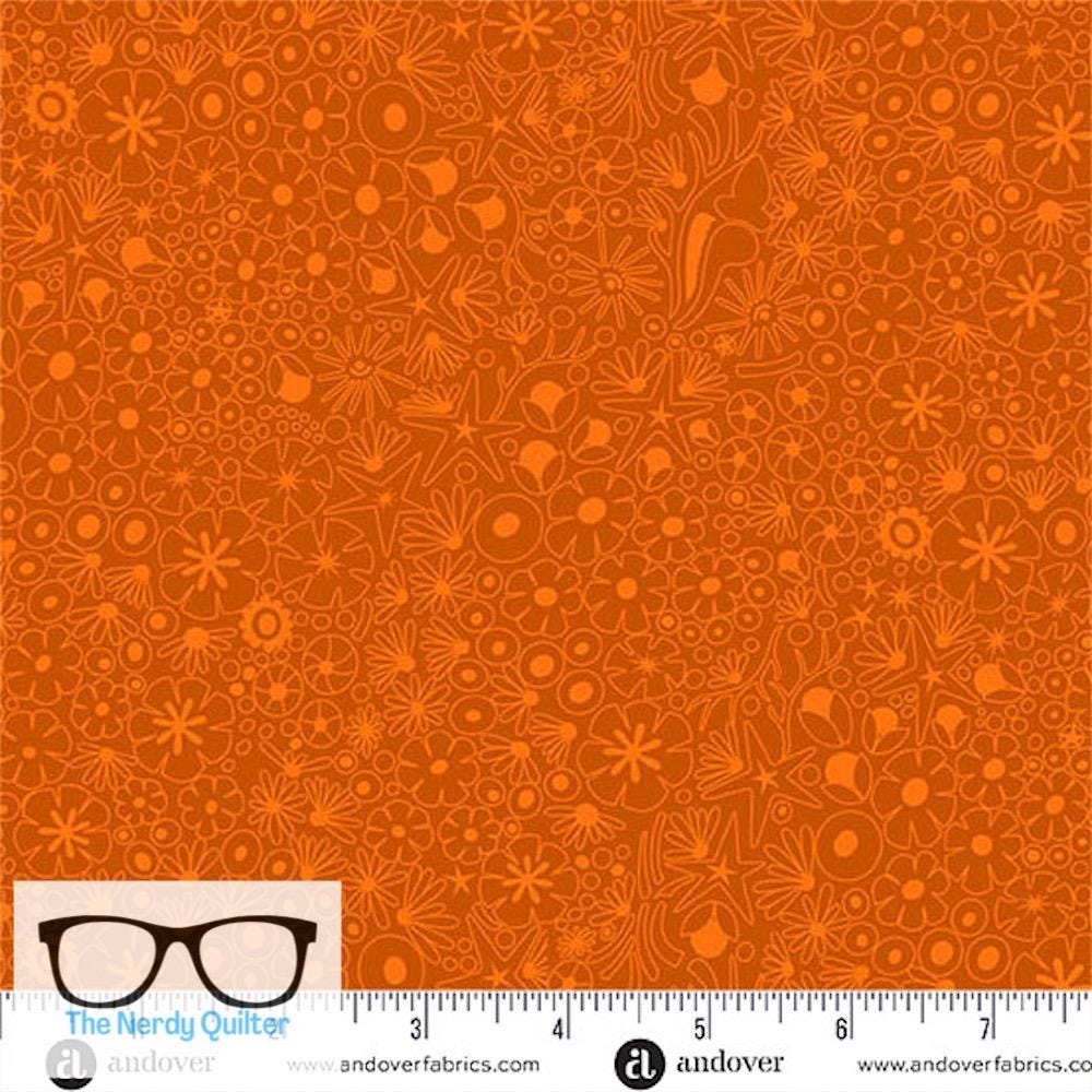 Preorder: Color Camp Sun Shallows in Dark Tiger by Alison Glass for Andover - Sold by The Half Yard  A-10422-O1
