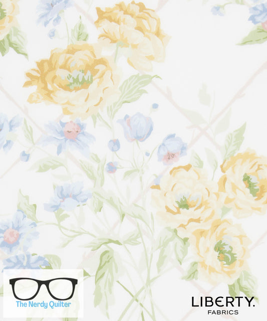 Liberty Fabrics X Bridgerton Blenheim Garden B Tana Lawn by Liberty of London - Sold by the Half Yard